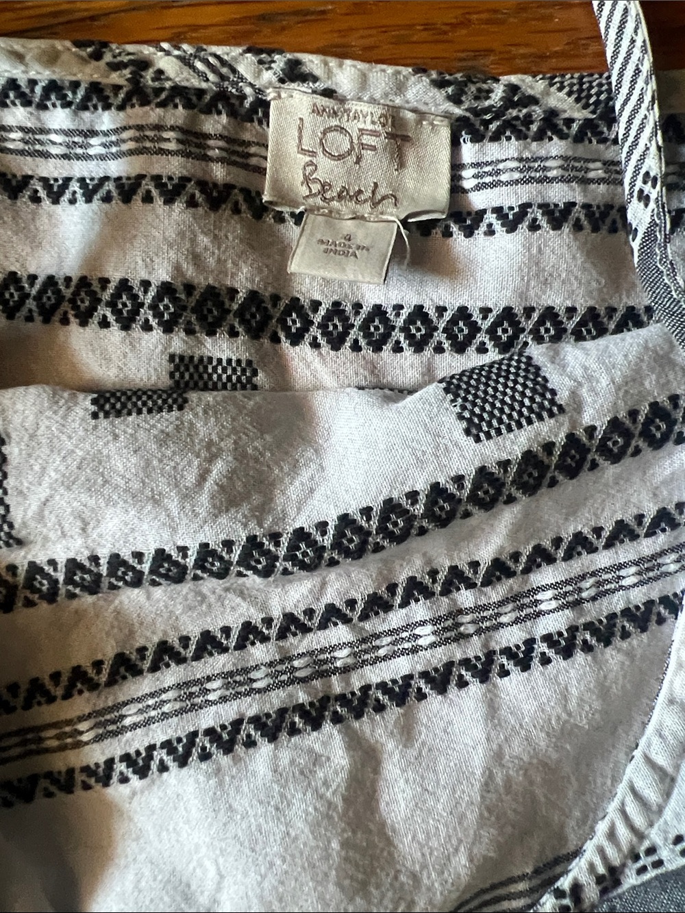 Ann Taylor Loft Cotton Midi Dress 4 - Picture 2 of 4